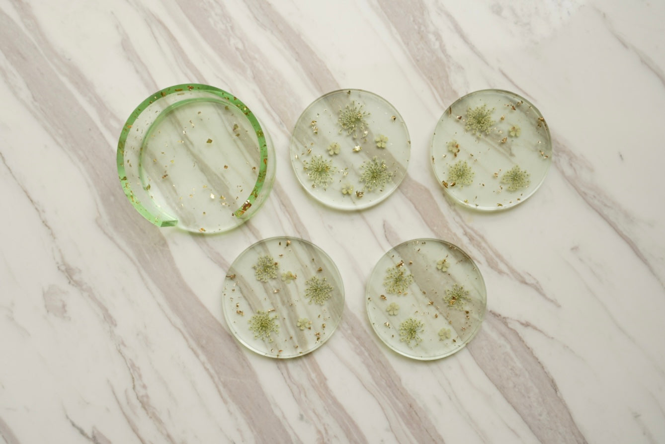 'VERDANT WALTZ' Coaster Set (Set of 4)