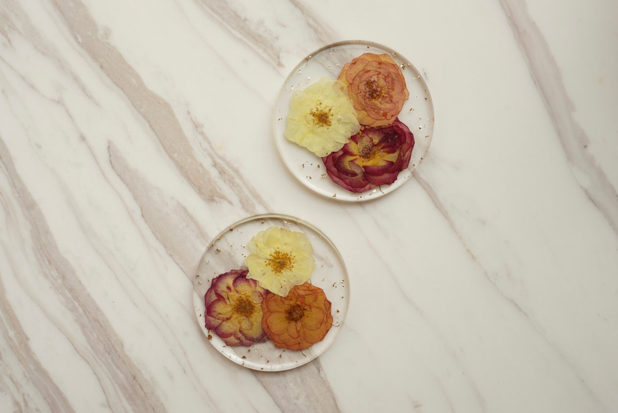 'CAMELLIA HILL' Coaster Set (Set of 4)