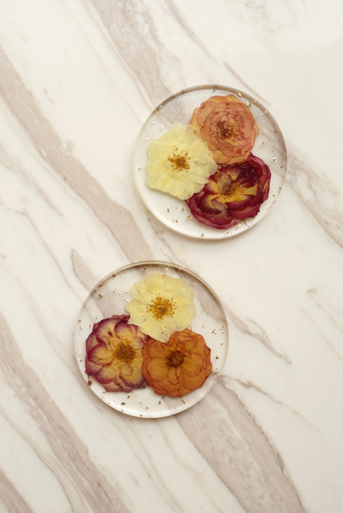 'CAMELLIA HILL' Coaster Set (Set of 4)