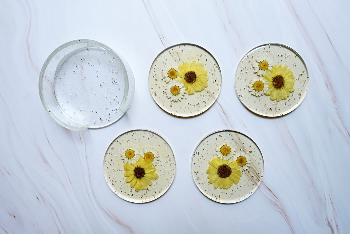 'CITRUS BLOOM' Coaster Set (Set of 4)