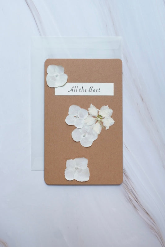 Greeting Cards with「White Hydrangea」