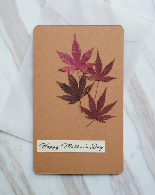 Mother's Day Card 「MAPLE LEAVES」