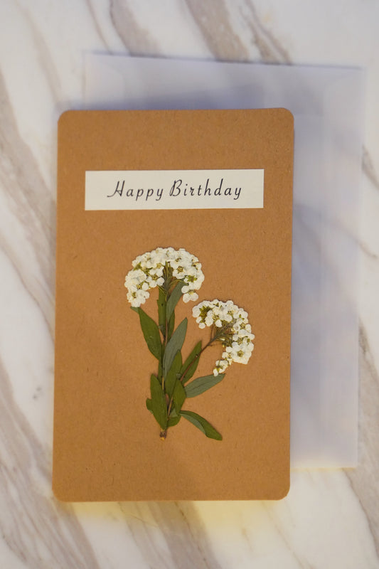 'Happy Birthday' Card with「SPIREA 」